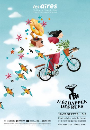Affiche L'Échappée Des Rues 2026 - Die Drôme