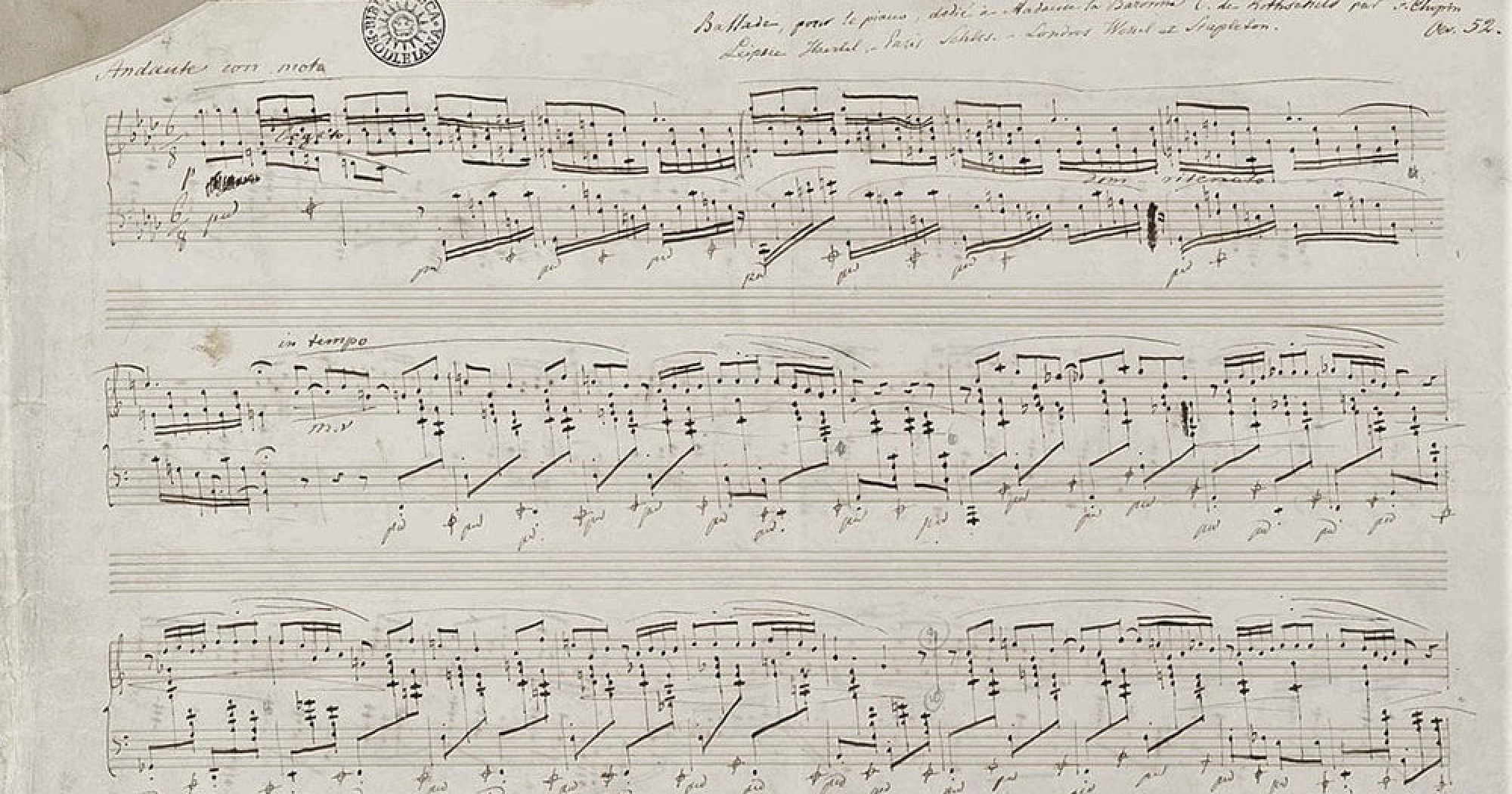 Manuscrit 4e Ballade
