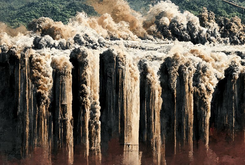 Le chat Three Gorges Dam failure © Dall-E