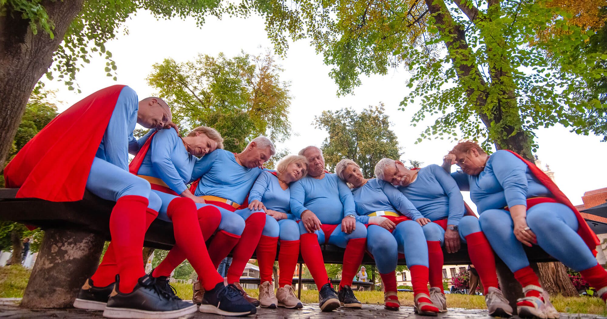 Blue tired heroes © Dainius Putinas